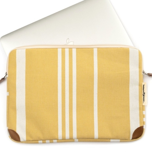 Anthropologie Handbags - Home Business & Pleasure Co Laptop Sleeves | The Laptop Sleeve – Vintage Yellow